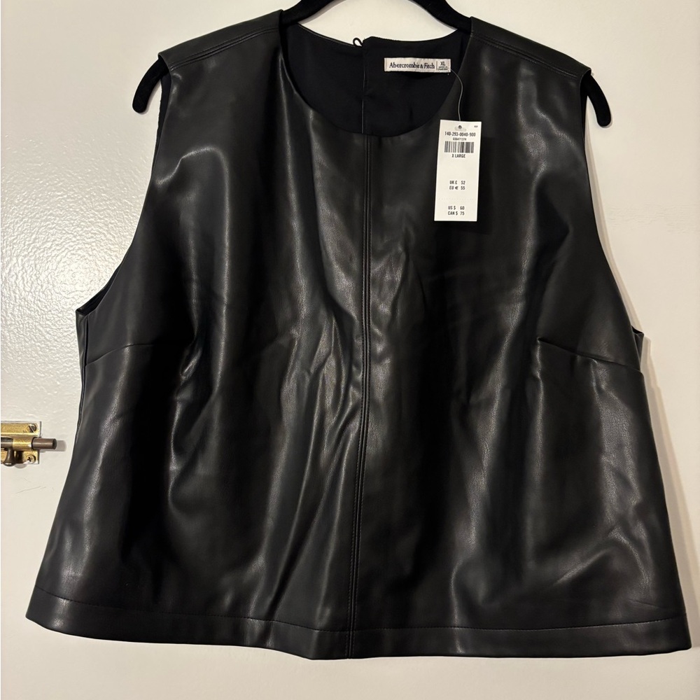 abercrombie leather top
